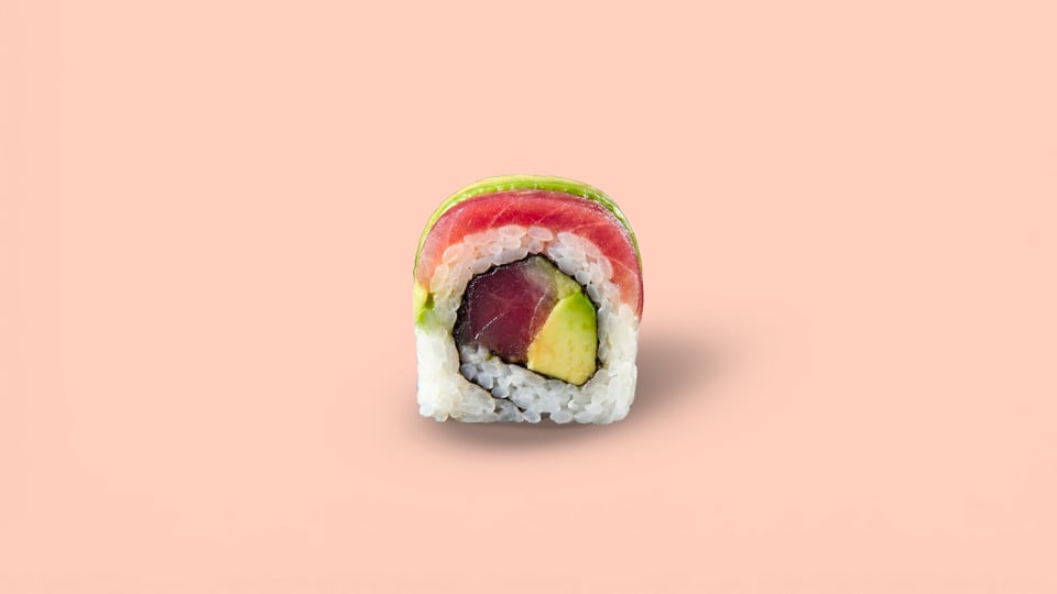 Rainbow Avocado/Thunfisch