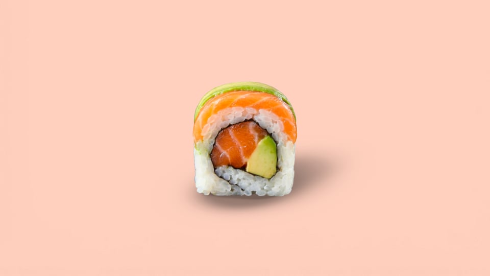 Rainbow Avocado/Lachs
